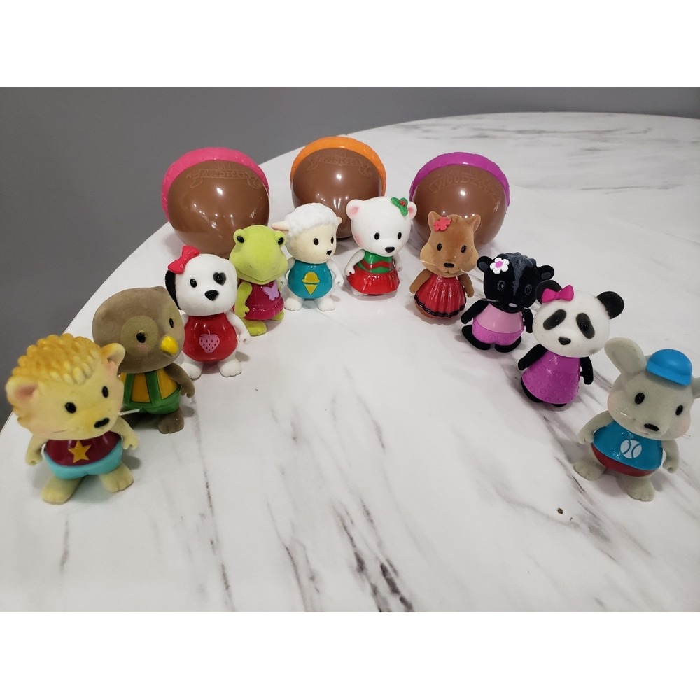 Lot 10 Lil Woodzeez Mixed Lot Animal Figures Series 2